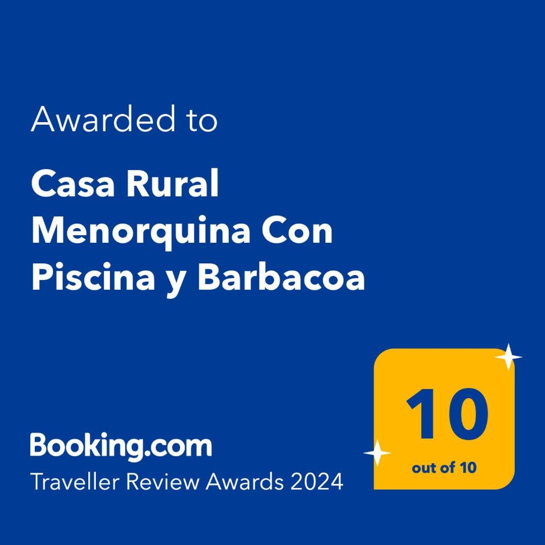Casa Rural Menorquina Con Piscina Y Barbacoa Sant Climent Esterno foto