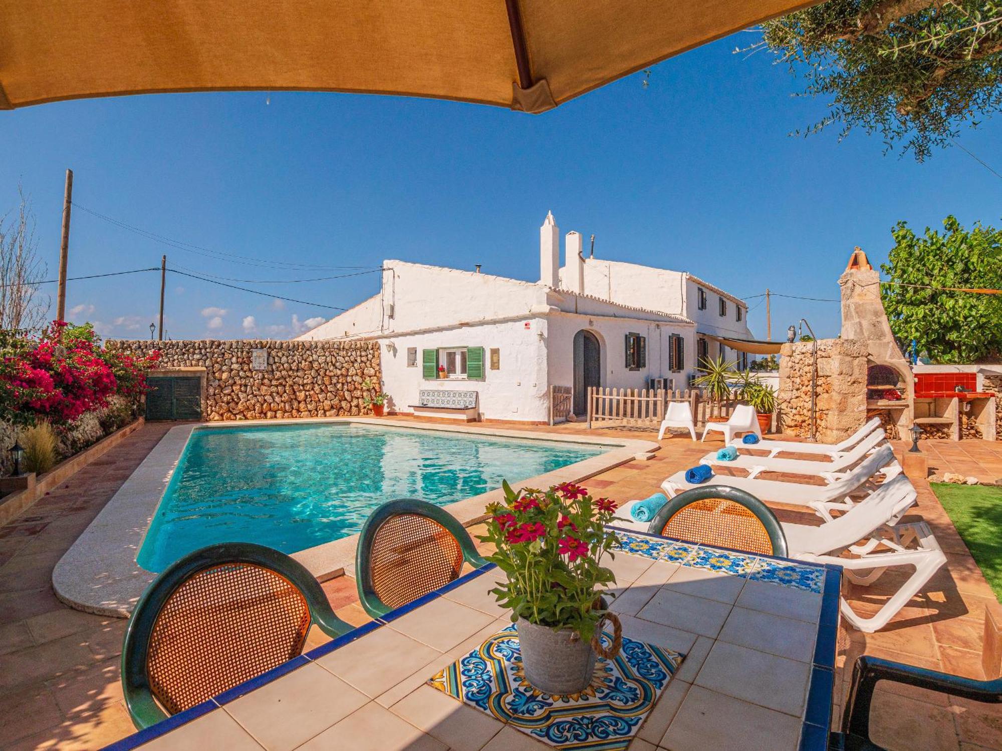 Casa Rural Menorquina Con Piscina Y Barbacoa Sant Climent Esterno foto