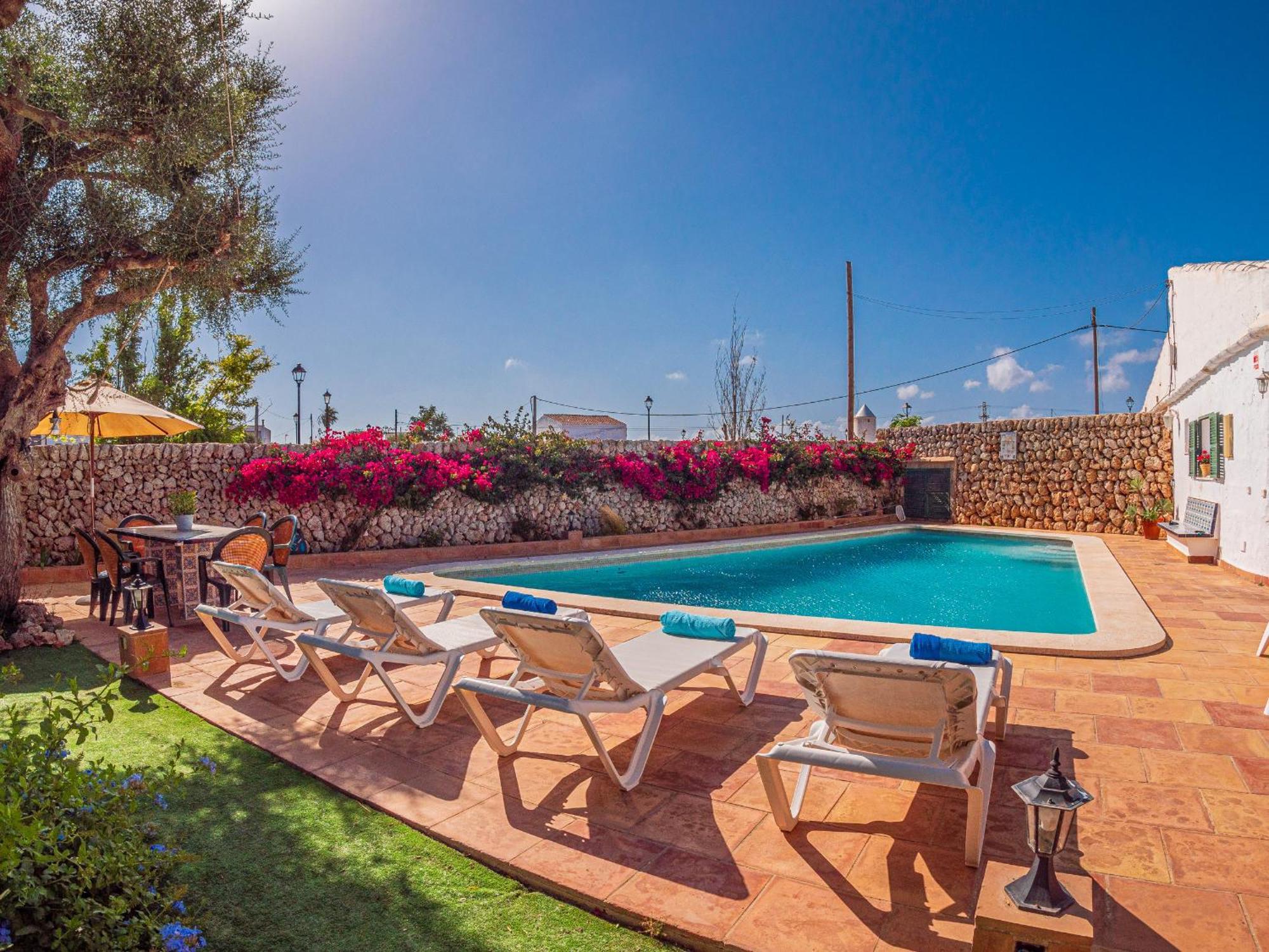 Casa Rural Menorquina Con Piscina Y Barbacoa Sant Climent Esterno foto