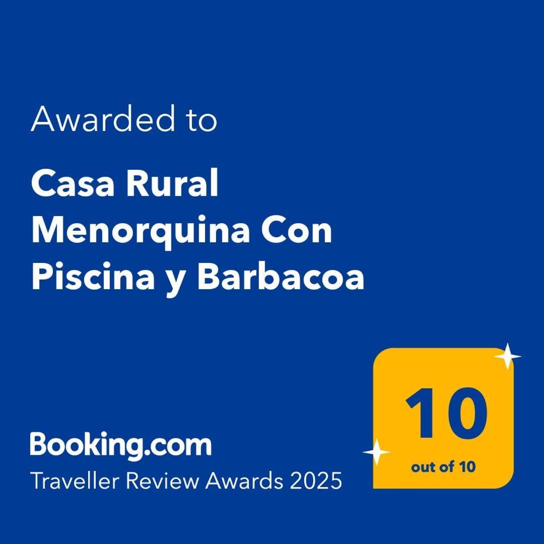 Casa Rural Menorquina Con Piscina Y Barbacoa Sant Climent Esterno foto